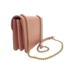Gucci Interlocking GG Pink Chain Bag Shoulder